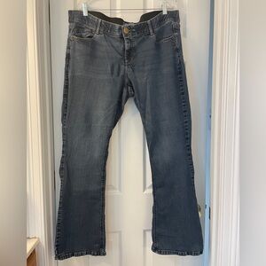 Democracy an Solution Dark Blue Flare Jeans